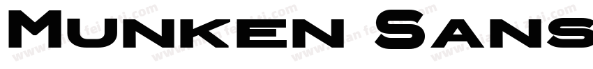 Munken Sans Bold字体转换
